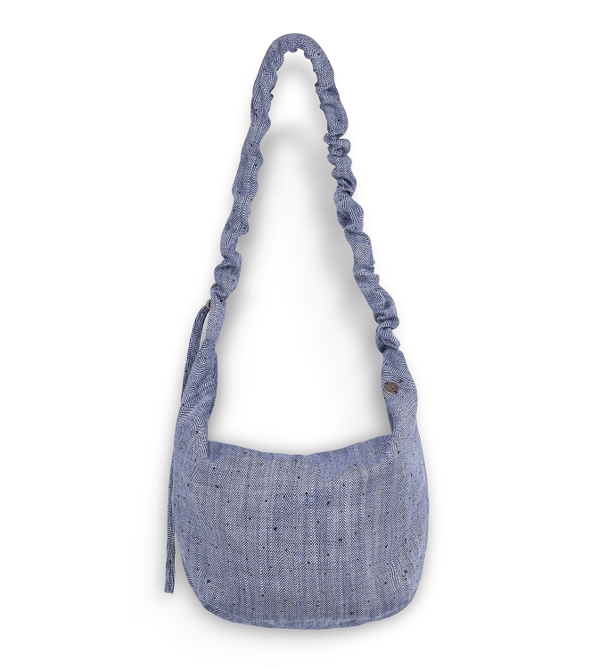 Label Dot Zaza handbag jeans 620 blauw multi