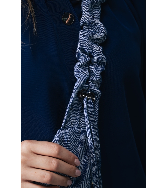 Label Dot Zaza handbag jeans 620 blauw multi