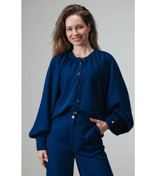 Label Dot Amanda 629 donker blauw