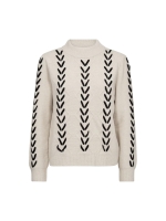 Freequent Pullover Moonbeam w.black