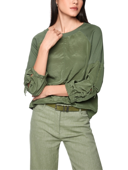 MarcCain Sports Blusenshirt 574 Olivine