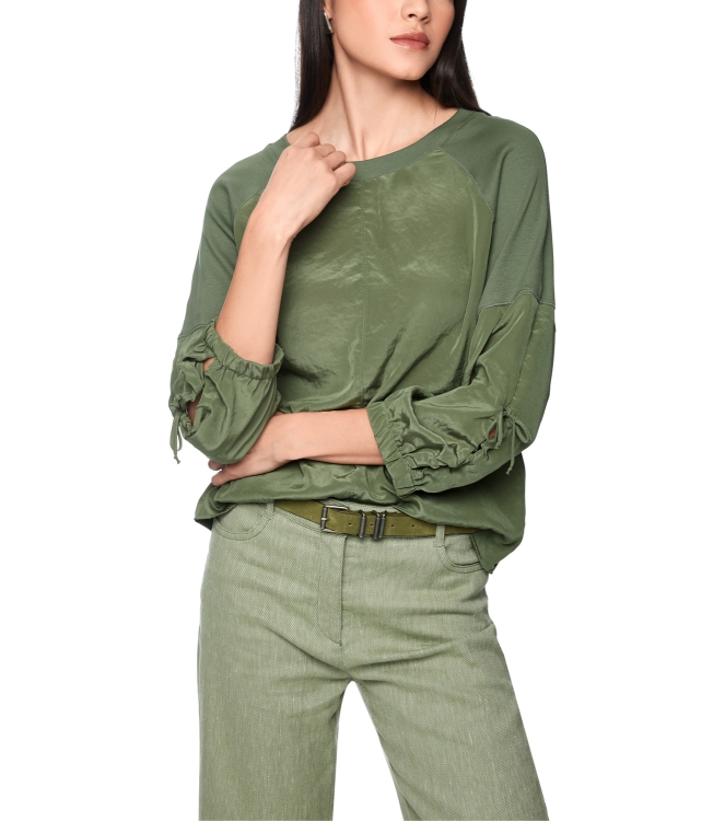 MarcCain Sports Blusenshirt 574 Olivine