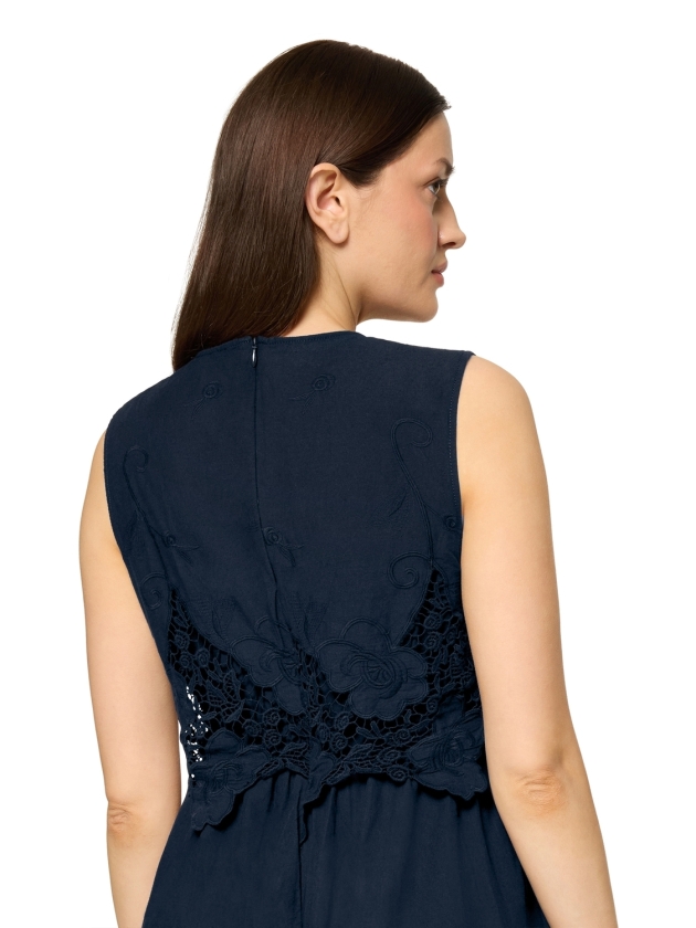 Betty Barclay Kleid Lang ohne Arm 8345 Dark sky