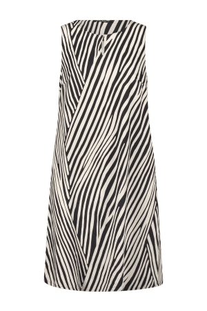 Betty Barclay Kleid Kurz ohne Arm 9875 Black /beige