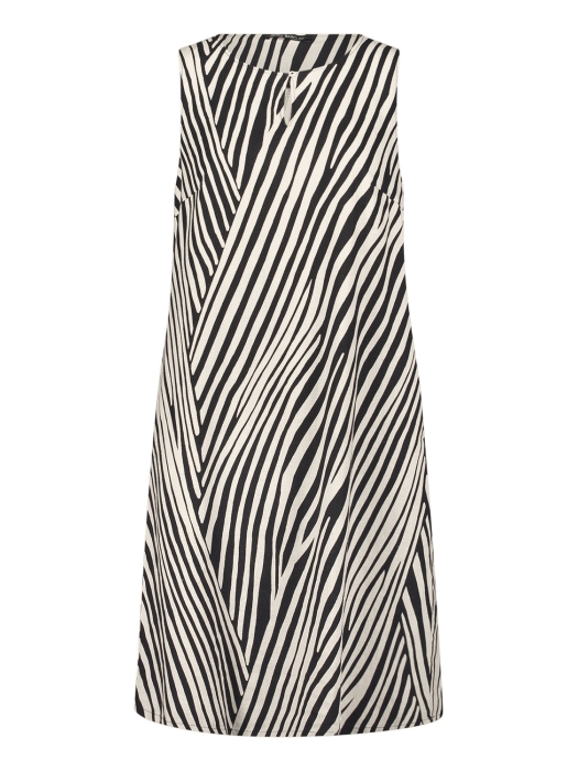 Betty Barclay Kleid Kurz ohne Arm 9875 Black /beige