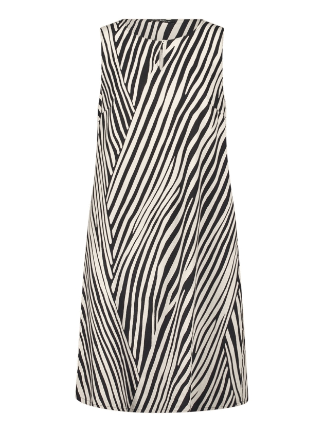 Betty Barclay Kleid Kurz ohne Arm 9875 Black /beige