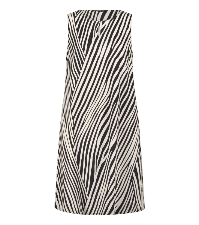 Betty Barclay Kleid Kurz ohne Arm 9875 Black /beige