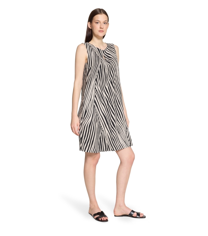 Betty Barclay Kleid Kurz ohne Arm 9875 Black /beige