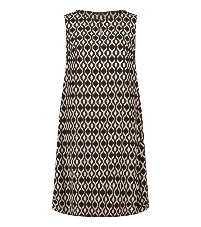 Betty Barclay Kleid Kurz ohne Arm 9875 Black /beige
