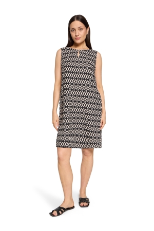 Betty Barclay Kleid Kurz ohne Arm 9875 Black /beige