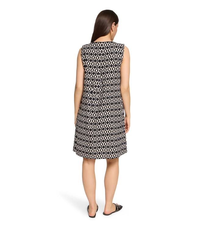Betty Barclay Kleid Kurz ohne Arm 9875 Black /beige