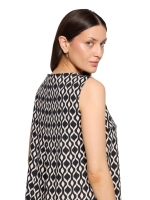 Betty Barclay Kleid Kurz ohne Arm 9875 Black /beige