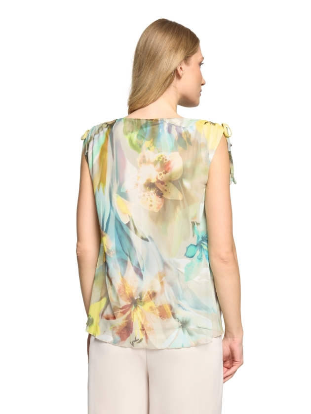 Betty Barclay Shirt Lang ohne Arm 5804 Mint/nature