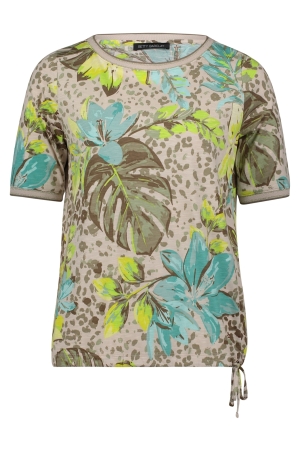 Betty Barclay Shirt Kurz 1/2 Arm 7823 Beige/yellow