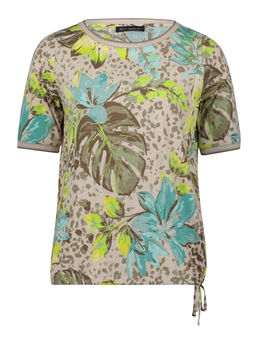 Betty Barclay Shirt Kurz 1/2 Arm 7823 Beige/yellow