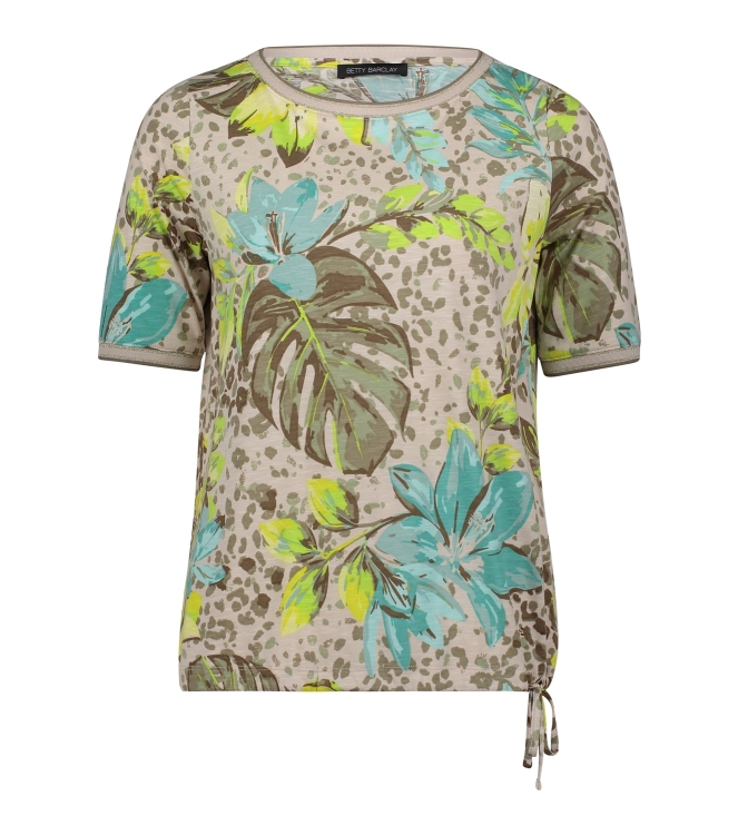 Betty Barclay Shirt Kurz 1/2 Arm 7823 Beige/yellow
