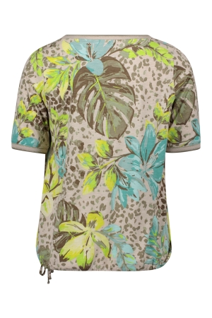 Betty Barclay Shirt Kurz 1/2 Arm 7823 Beige/yellow