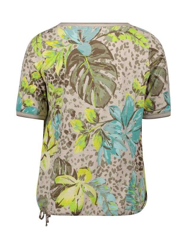 Betty Barclay Shirt Kurz 1/2 Arm 7823 Beige/yellow