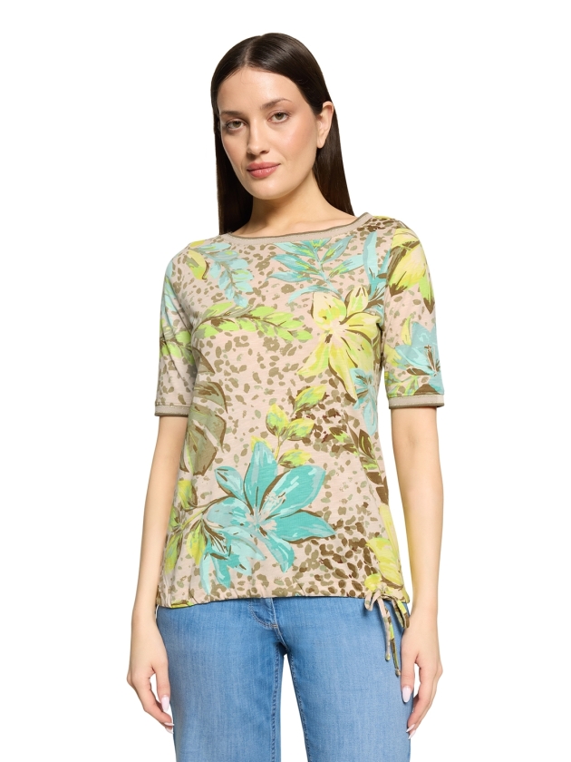 Betty Barclay Shirt Kurz 1/2 Arm 7823 Beige/yellow