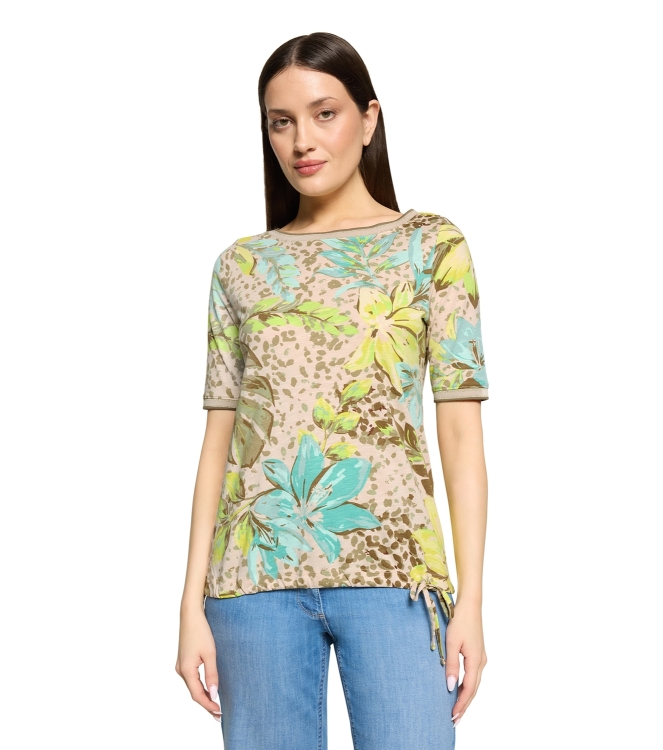 Betty Barclay Shirt Kurz 1/2 Arm 7823 Beige/yellow