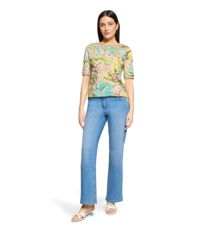 Betty Barclay Shirt Kurz 1/2 Arm 7823 Beige/yellow