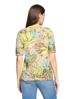 Betty Barclay Shirt Kurz 1/2 Arm 7823 Beige/yellow