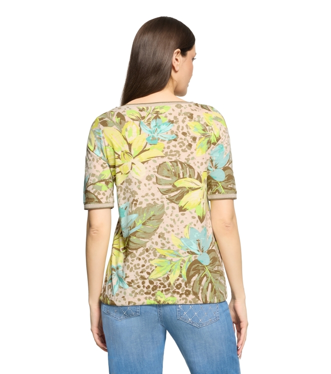 Betty Barclay Shirt Kurz 1/2 Arm 7823 Beige/yellow