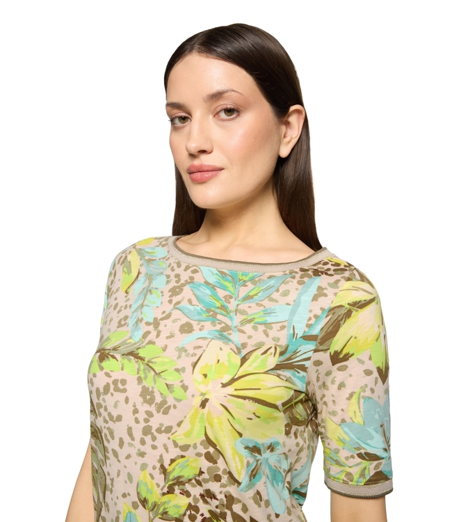 Betty Barclay Shirt Kurz 1/2 Arm 7823 Beige/yellow