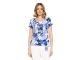 Betty Barclay Shirt Kurz 1/2 Arm 1881 Cream/blue