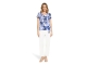 Betty Barclay Shirt Kurz 1/2 Arm 1881 Cream/blue