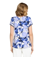 Betty Barclay Shirt Kurz 1/2 Arm 1881 Cream/blue