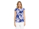 Betty Barclay Shirt Jacke Lang 1/2 Arm 1881 Cream/blue