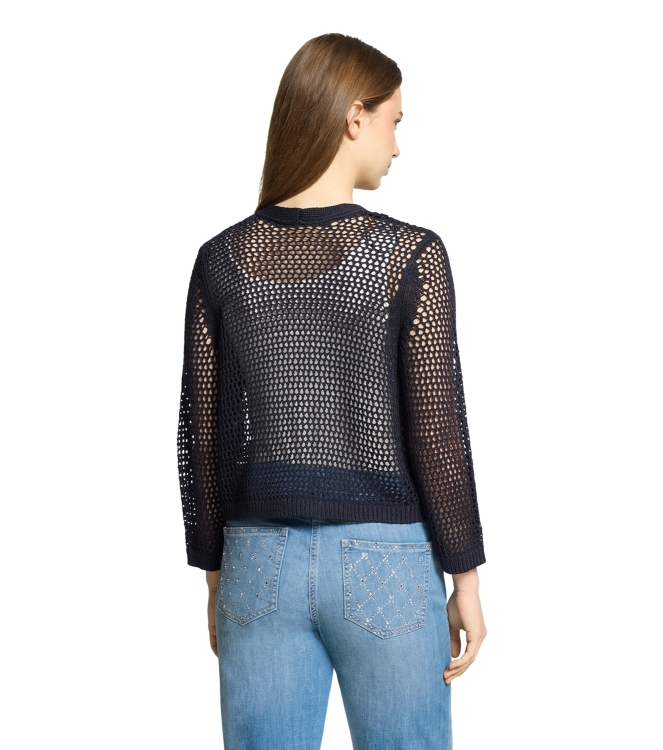 Betty Barclay Strickjacke Kurz 3/4 Arm 8345 Dark sky