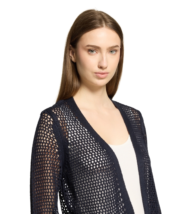 Betty Barclay Strickjacke Kurz 3/4 Arm 8345 Dark sky