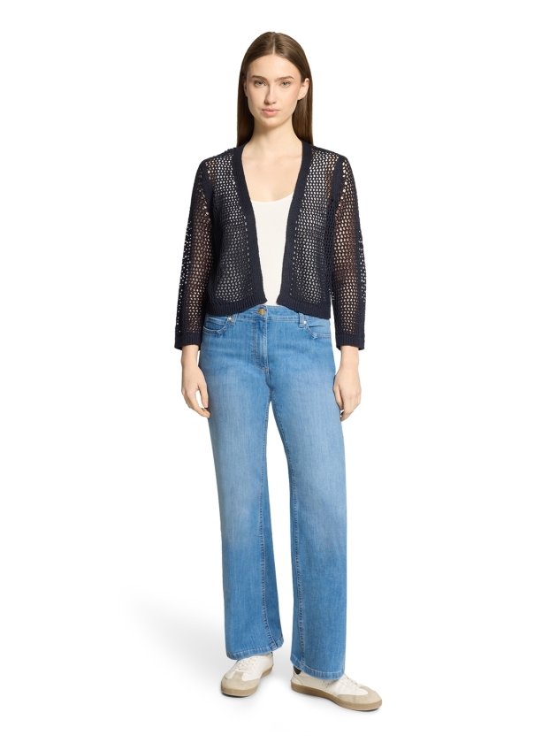 Betty Barclay Strickjacke Kurz 3/4 Arm 8345 Dark sky