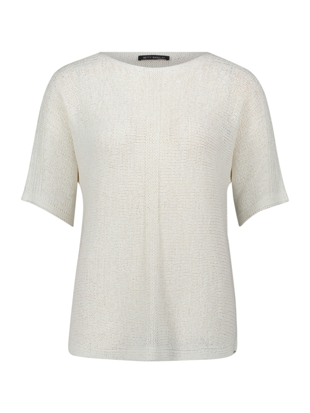 Betty Barclay Strickpullover Kurz 1/2 Arm 10140 Offwhite