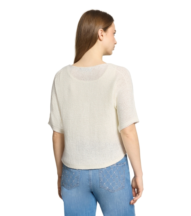 Betty Barclay Strickpullover Kurz 1/2 Arm 10140 Offwhite