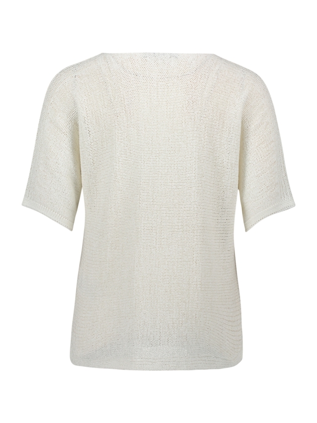 Betty Barclay Strickpullover Kurz 1/2 Arm 10140 Offwhite