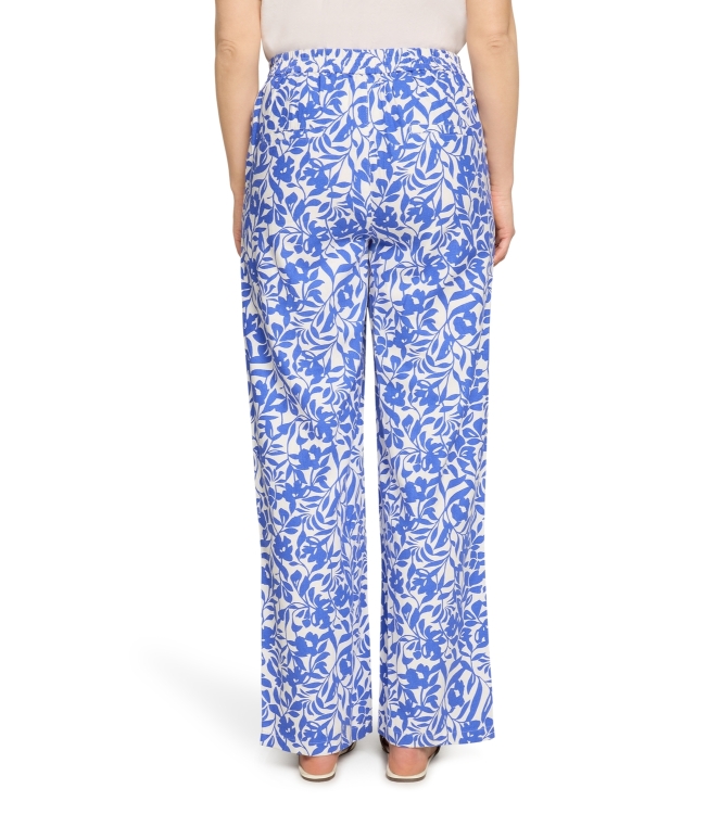 Betty Barclay Hose Casual 1/1 LAEnge 1881 Cream/blue