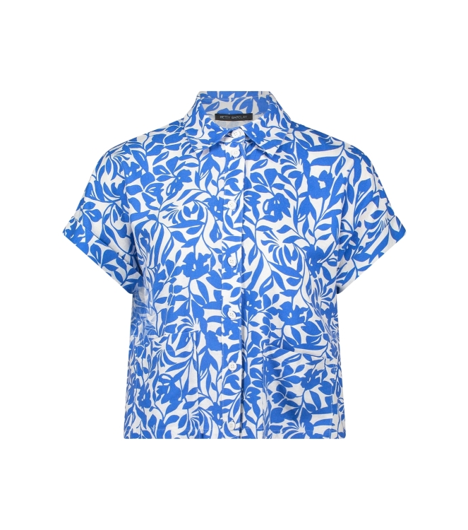 Betty Barclay Bluse Kurz 1/2 Arm 1881 Cream/blue