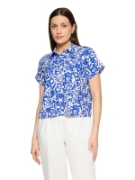Betty Barclay Bluse Kurz 1/2 Arm 1881 Cream/blue