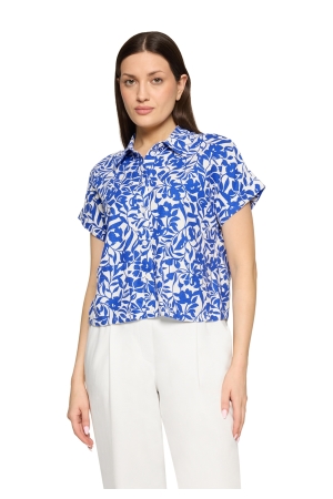 Betty Barclay Bluse Kurz 1/2 Arm 1881 Cream/blue