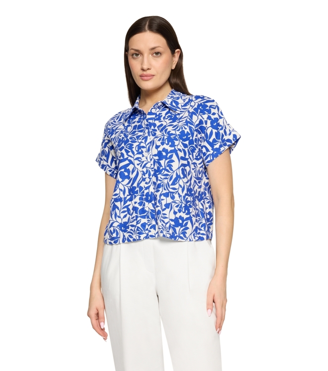 Betty Barclay Bluse Kurz 1/2 Arm 1881 Cream/blue