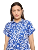 Betty Barclay Bluse Kurz 1/2 Arm 1881 Cream/blue