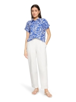 Betty Barclay Bluse Kurz 1/2 Arm 1881 Cream/blue