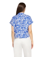 Betty Barclay Bluse Kurz 1/2 Arm 1881 Cream/blue