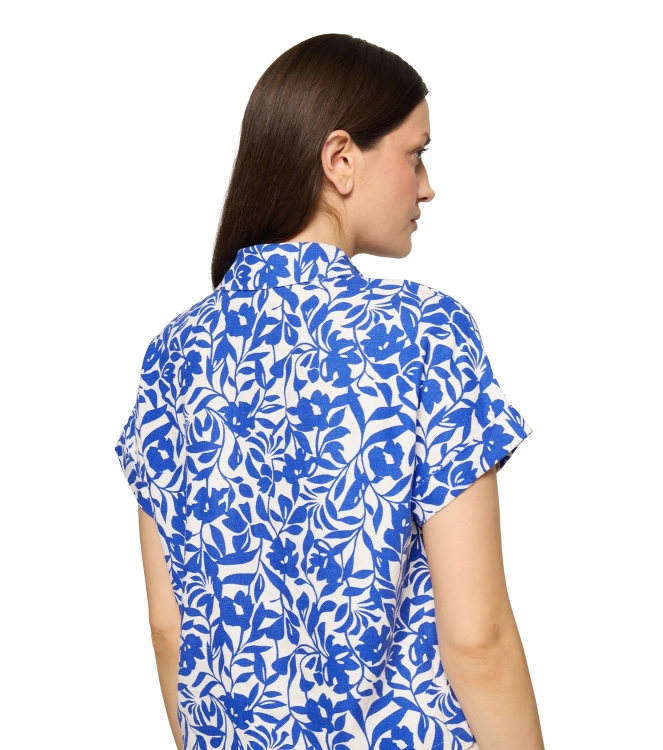 Betty Barclay Bluse Kurz 1/2 Arm 1881 Cream/blue