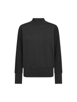 Freequent Metallic knit 9225 Black w.silver