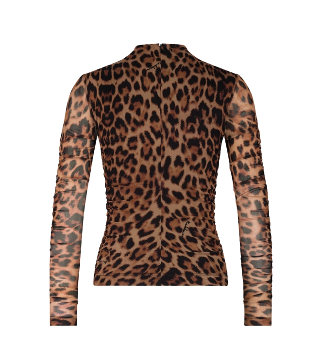 Nikkie Luck Leopard Top 5505 Toffee