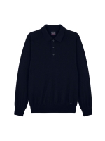 Paul and Shark Superfine merino wool polo 050 Navy